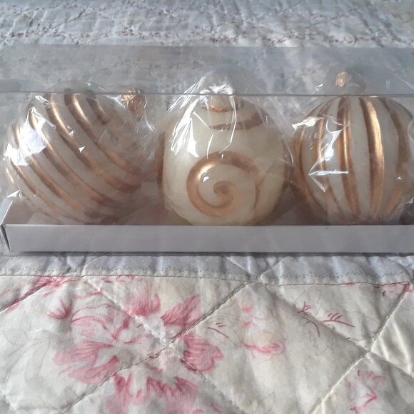 NWT Vintage 90s tag Ornament Candles Set/3 - Picture 4 of 7